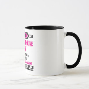 Caneca de advertência da zona de HYPER-HORMONE