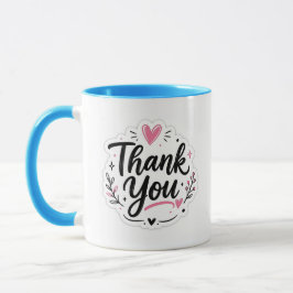 Caneca de Agradecimento Elegante | Belo Presente d