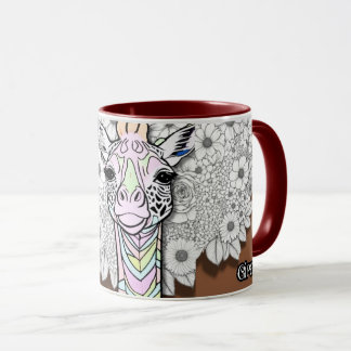 caneca de amante de Giraffe de presente perfeito