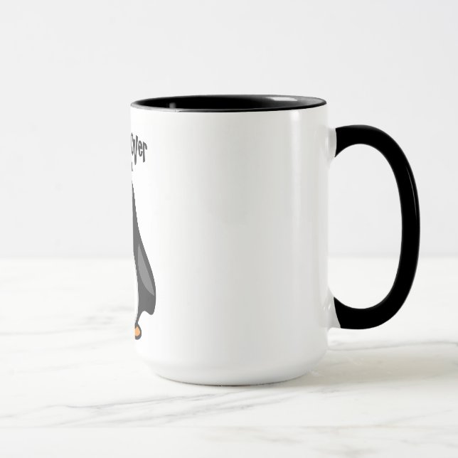 Caneca de Amante de Pinguim (Direita)