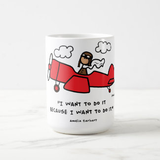Caneca de Amelia Earhart
