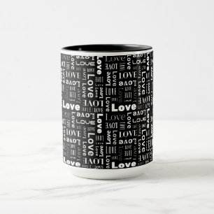 Caneca de Amor Abstrato