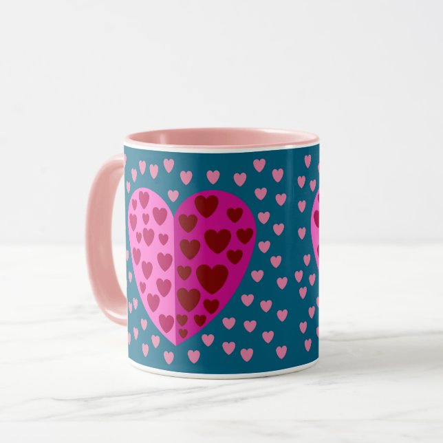 CANECA DE AMOR COMO PRESENTE ANO NOVO VALANTINO ES (Frente Esquerda)