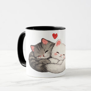 Caneca de Amor de Gatinho Fofinho