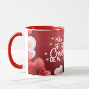 Caneca de Amor do Coelho de Natal
