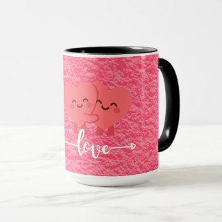 Caneca de Amor do Dia dos Namorados – Design de Co