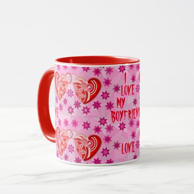 CANECA DE AMOR PARA NAMORADA (Frente Esquerda)