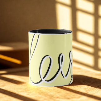 Caneca de Amor Simples Desenhada