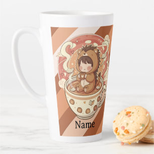 Caneca de Anime Jumbo Hedgehog Café & Latte 17oz