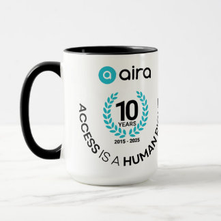 Caneca de Aniversário/Ano de Fundação 10 da Aira