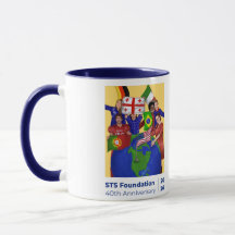 Caneca de Aniversário de 40 anos da Fundação STS