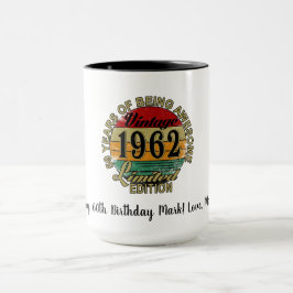 Caneca de Aniversário de 60 anos Feliz