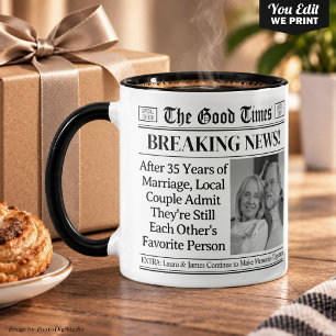 Caneca de Aniversário Personalizada, Presente Dive