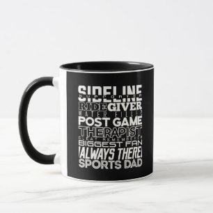 Caneca de Apoio dos Pais nas Laterais do Esporte M