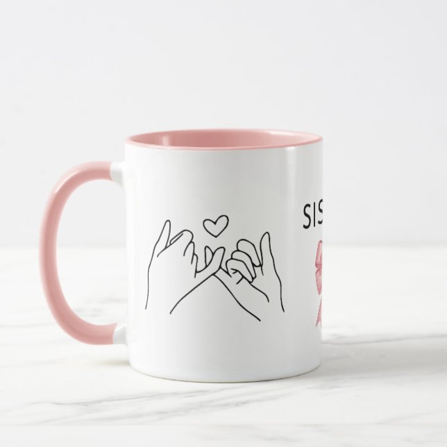 Caneca de Apoio e Força para Irmãs (Esquerda)
