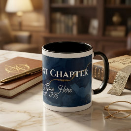 Caneca de aposentadoria personalizada "O Próximo C