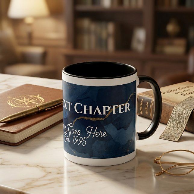 Caneca de aposentadoria personalizada "O Próximo C (Criador carregado)
