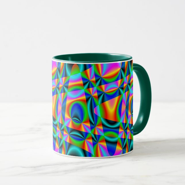 Caneca de arco-íris (Frente Esquerda)