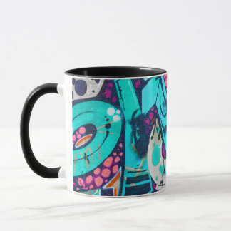 Caneca de Arte Abstrata ColoridaXícara de Café Art