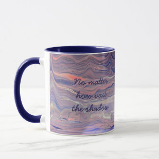 Caneca de Arte de Versamento Acrílico do Amanhecer