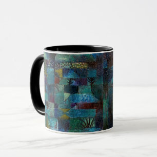 Caneca de Arte Jardim Terraceado de Paul Klee