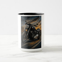 Caneca de Arte Mosaico Cruiser Meia-Noite