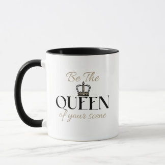 Caneca de Auto Motivação Seja a Rainha da Sua Cena