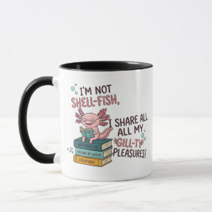 Caneca de Axolote 'Não Sou Peixe Concha' - Present