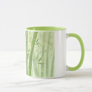 Caneca de bambu da floresta