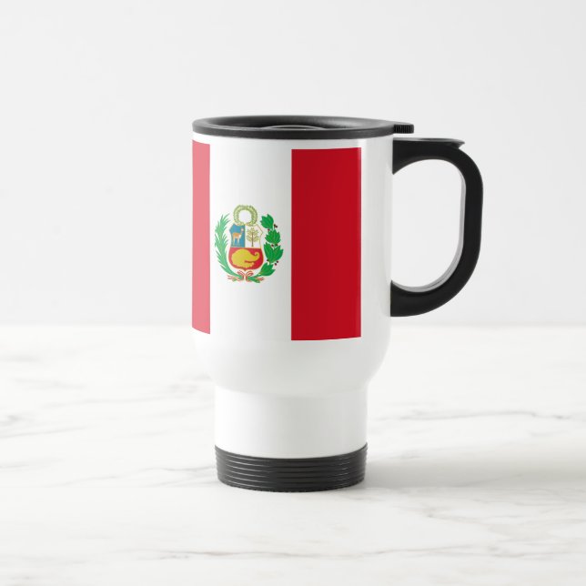 Caneca de bandeira do Estado peruano (Direita)