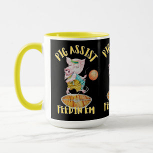 CANECA DE BASQUETE PORCO ASSISTÊNCIA
