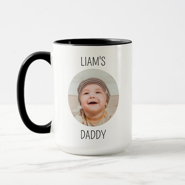 Caneca de Bebê Rosto Presente do Primeiro Dia dos  (Esquerda)