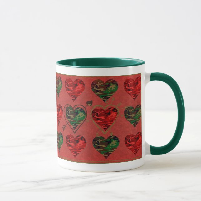 Caneca de Bebida Camuflagem Militar do Dia dos Nam (Direita)