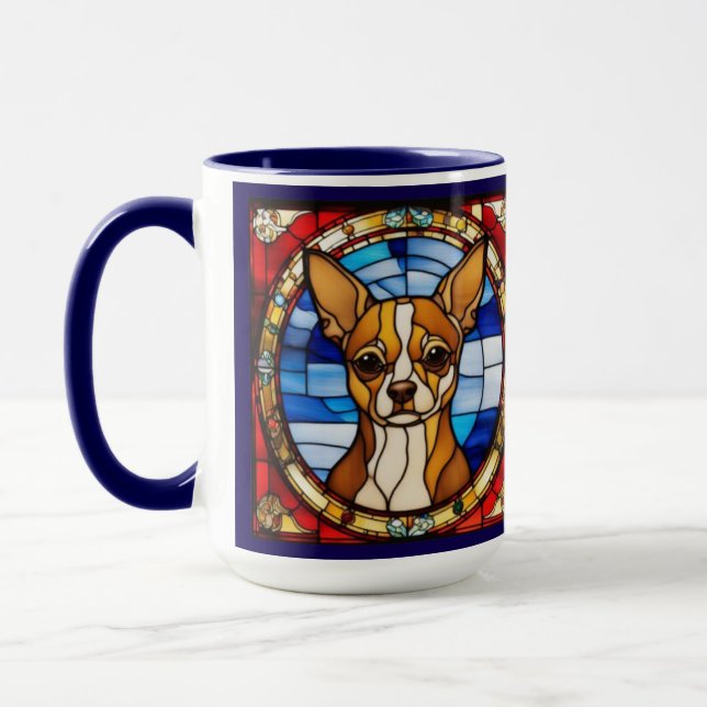 Caneca de Bebida de Chihuahua Fofo (Esquerda)