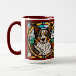 Caneca de Bebida do Australian Shepherd Fofinho