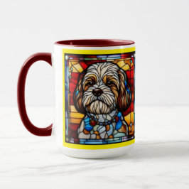 Caneca de Bebida Fofa do Shih Tzu