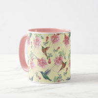Caneca de beija-flores