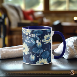 Caneca de Bem-Estar Boho Personalizada para Negóci