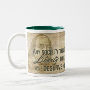 Caneca de Ben Franklin