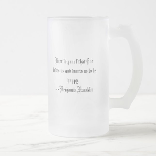Caneca de Ben Franklin (Direita)