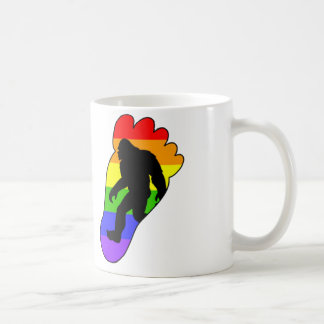 Caneca de Bigfoot do orgulho gay