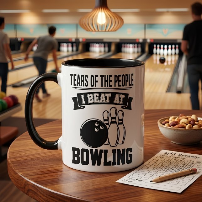 Caneca de Boliche Divertida Presente para Jogador  (Criador carregado)