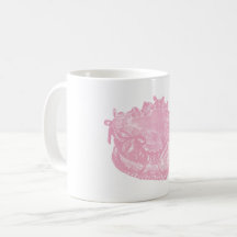 Caneca de bolo de arco vintage