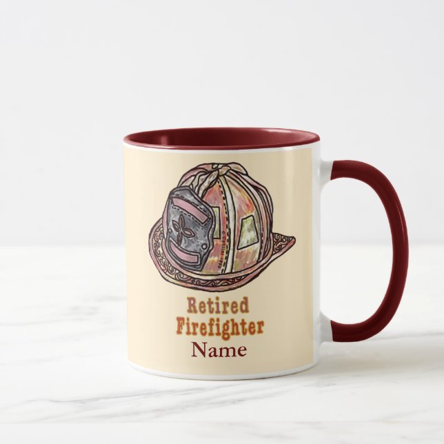 Caneca de Bombeiro Aposentado (Direita)