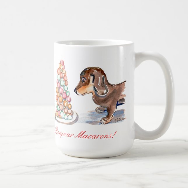 Caneca de Bonjour Macarons (Direita)