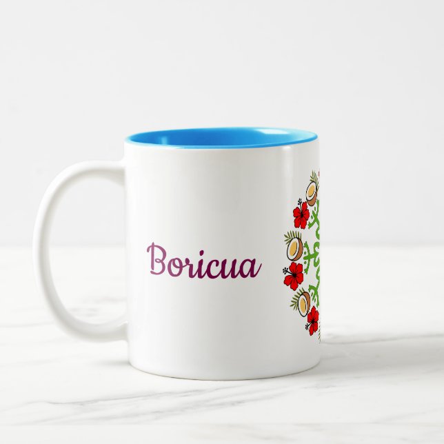 Caneca de Boricua flamboyan (Esquerda)
