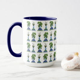 Caneca de Botânicos e Livros