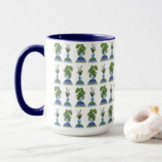 Caneca de Botânicos e Livros