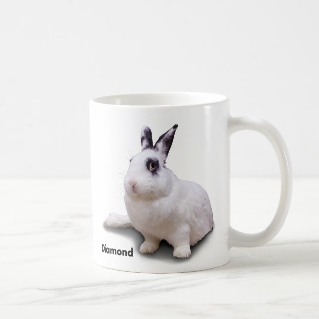 Caneca de BunnyLuv que caracteriza o diamante (Direita)