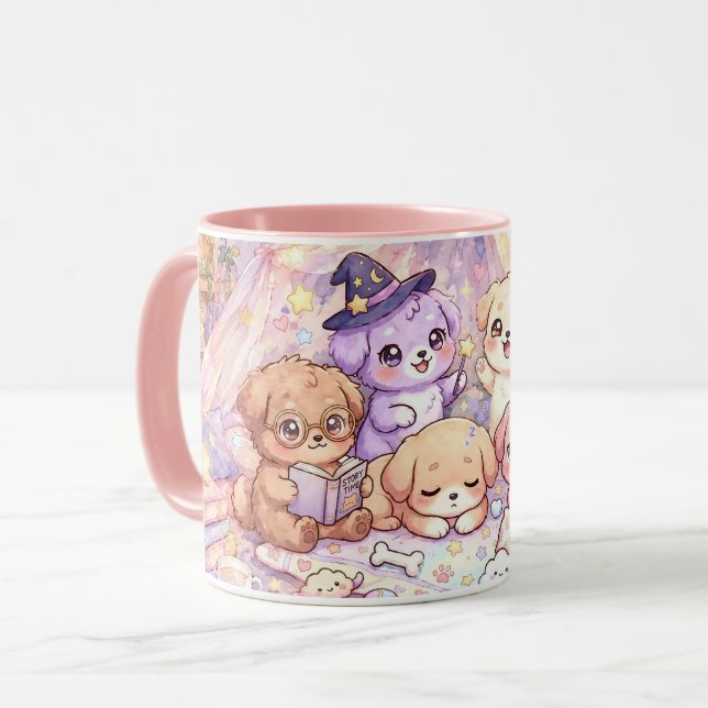 Caneca de Cachorrinho Fofo (Frente Esquerda)